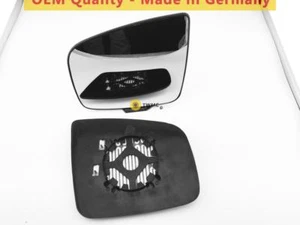 Left Side Covex Wing Mirror Glass For Mercedes Commercial Viano 2010 To 2017 - Picture 1 of 3