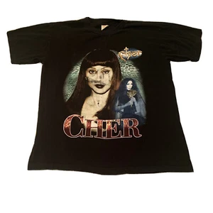 Vintage Cher Do You Believe Rap Tee Hip Hop Concert Tour T-Shirt XL - Picture 1 of 5