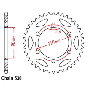 SuperSprox Rear Sprocket 34T for Yamaha XS650S 1979-1983 >530 - Picture 1 of 1