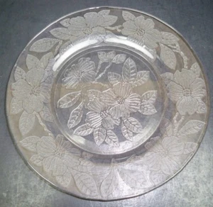 6- Vintage rosa Depression Glas Hartriegel Mittagessen Teller MacBeth-Evans 1929-1932 - Bild 1 von 7