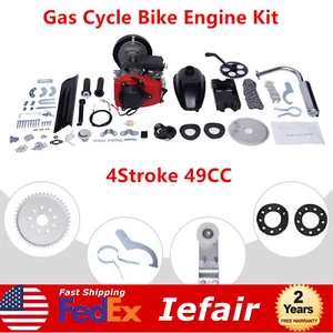 4Stroke 49CC Gas Cycle Bike Engine Kit Petrol Motorized Bicycle Motor Full Set - Picture 1 of 22