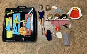 Vintage 1962 Fashion Queen Barbie Midge Doll w/3 Wigs, Case, Clothing and Access - Picture 1 of 14