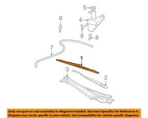 FORD OEM Wiper Arm-Front Blade YF1Z17528AB - Bild 1 von 2