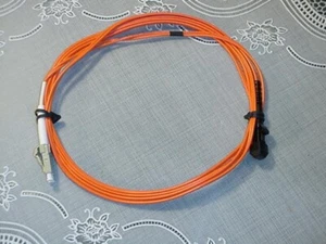 2 Meter LC-MTRJ Fiber Optic Cable Duplex M/M 62.5/125 NEW! - Picture 1 of 1