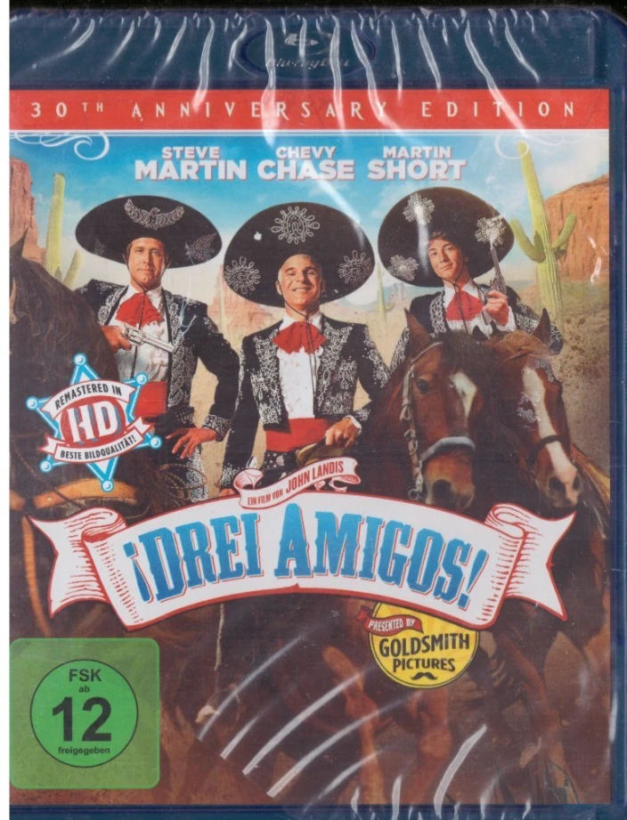Drei Amigos!  (30th Anniversary Edition) Steve Martin, Chevy Chase - Blu-ray Neu - Bild 1 von 1