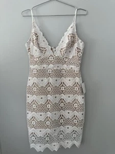 Lulus Sway Away White Crochet Lace Dress Size Small - Picture 1 of 9