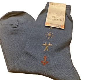 1 Paar Vintage Herren Socken Ergee Classic Style Neu m. Etikett blau Gr. 39-41 - Bild 1 von 4