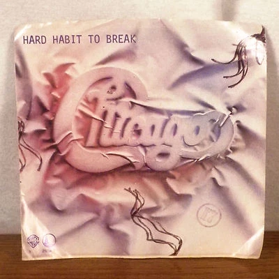 Chicago Hard Habit to Break 7" 45 Single Warner Bros + Picture Sleeve VG - Image 1 of 2