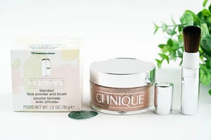 Clinique Blended Face Powder 10 Transparency 1.2 oz /35g New In Box with a Brush - Picture 1 of 4