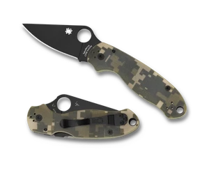 Spyderco Knives Para 3 Liner Lock Digital Camo G-10 Blackened S45VN C223GPCMOBK - Picture 1 of 3