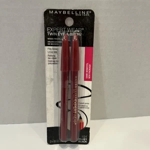 Maybelline Expert Wear Twin Eye & Brow Eyeliner Pencil, Velvet Black 101, Wat... - Picture 1 of 6