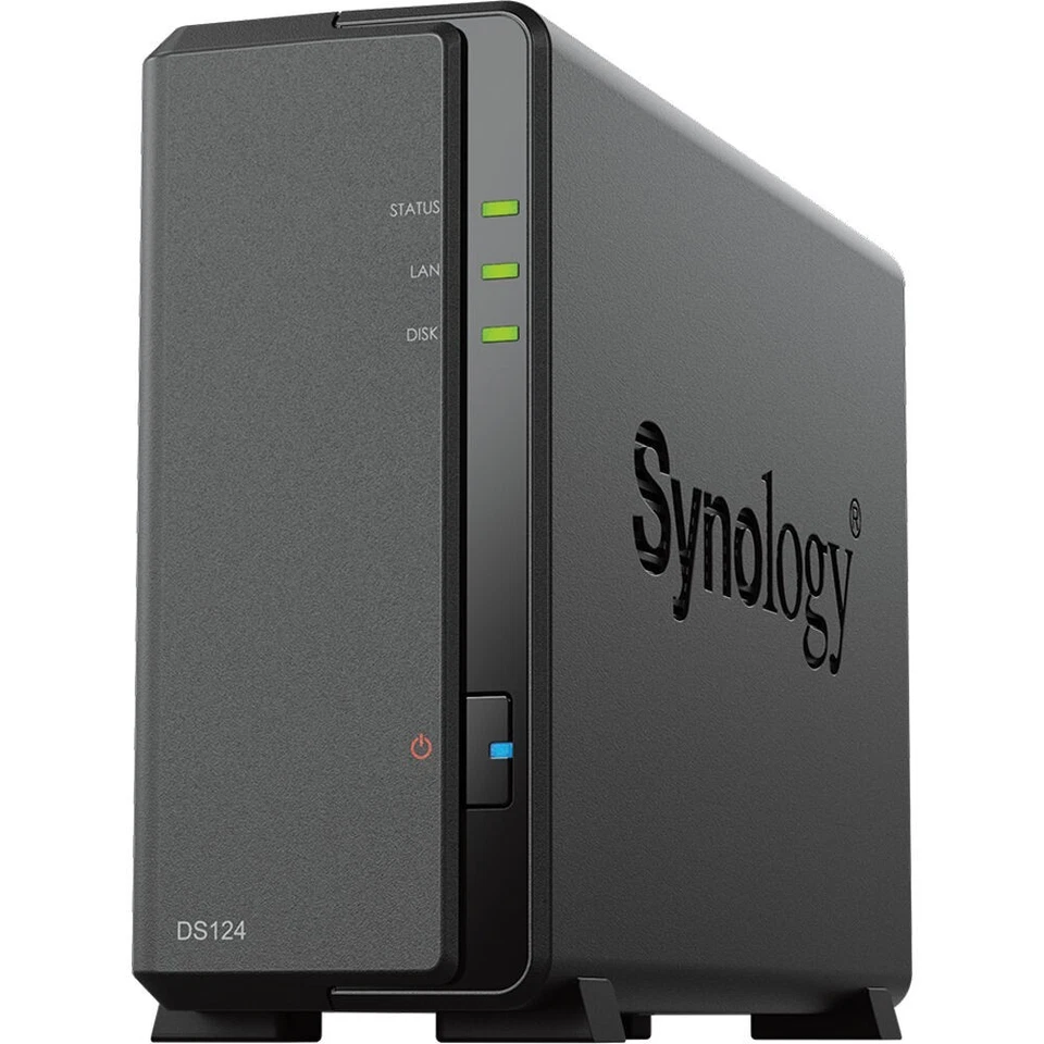 Synology DiskStation DS124 1-Bay 3.5' Diskless 1xGbE NAS (Tower) Realtek RTD16