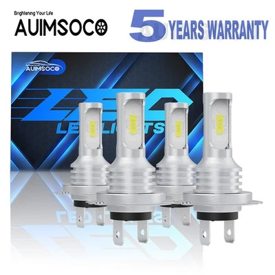 Combo faros LED 4x luces H7 para Cadillac Catera sedán 4 puertas 1997-2001 Foto 1 de 4