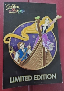 Disney Pin ACME Golden Magic Rapunzel & Flynn, Tangled LE - Picture 1 of 1