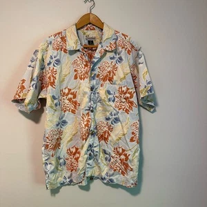 Patagonia Pataloha Floreale XL Camicia Uomo Blu Hawaiano Vintage 2003 - Foto 1 di 11