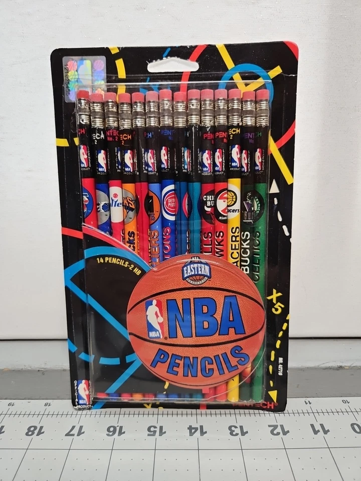Vintage 90s 1994 Pentech NBA Vancouver Grizzlies 5 Pencils