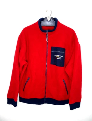 Chaqueta polar vintage años 90 Chaps Ralph Lauren XL para hombre roja retro hecha en EE. UU. Foto 1 de 4