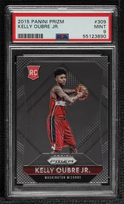 2015-16 Panini Prizm Rookies Kelly Oubre Jr #309 PSA 9 MINT Rookie RC - Image 1 of 2