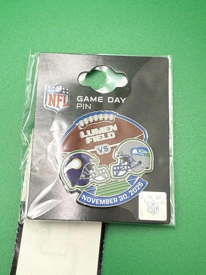 Minnesota Vikings vs Seattle Seahawks GAME DAY PIN 11/30/25