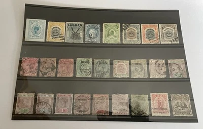 Collection of Old British Empire stamps on Stock cards. - Image 1 of 3