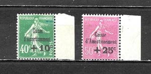 Francia 1929 Fondo Affondamento (2 v) MH FR688 - Foto 1 di 2