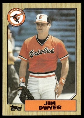 1987 Topps Jim Dwyer Baltimore Orioles #246 - Image 1 of 2