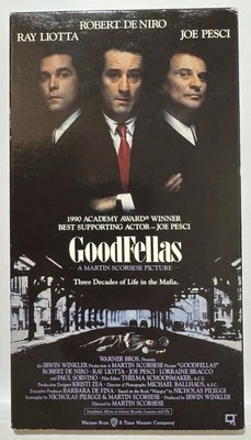 Goodfellas VHS Robert De Niro Ray Liotta Joe Pesci Gangster Movie Classic Foto 1 de 3