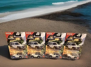 Matchbox Jurassic World Rebirth Jeep Wrangler BioSyn Fleet Of 4 Jeeps Lot Rare! - Picture 1 of 6