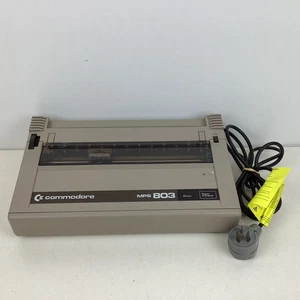 Commodore MPS 803 Dot Matrix Printer (For Parts/Repairs Only) (O) S#565 - Afbeelding 1 van 16