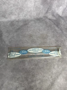 Vintage Fuller Brush Lady’s Comb 7 1/2" #661 NOS Crystal Clear Comb - Picture 1 of 4