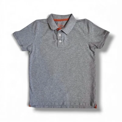 Camisa Polo Boden Niños Talla 11/12 Gris Algodón Piqué Top Cuello Arco Iris Clásica Foto 1 de 4