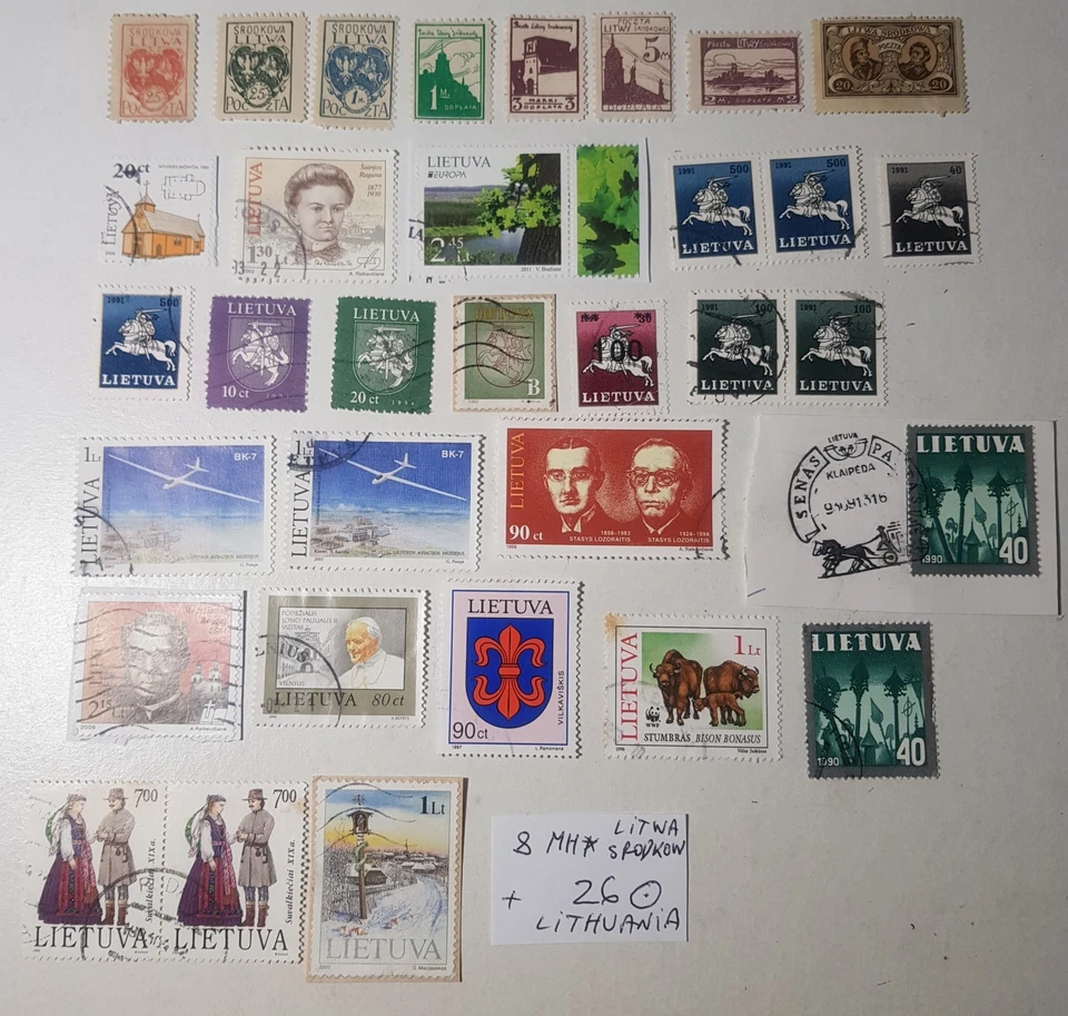 1919-2000 Lituania Lietuva Litwa srodkowa polonia 28 usado ENVÍO INTERNACIONAL GRATUITO Foto 1 de 1