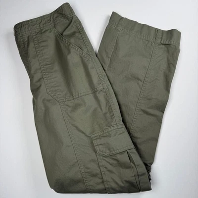 Abercrombie & Fitch Womens Olive Green Cotton Cargo Pants Size 28/6 - Image 1 of 4
