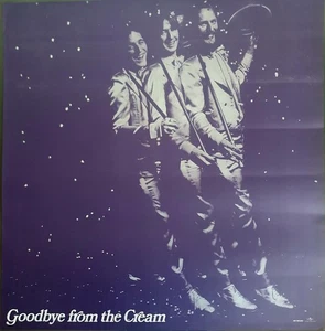 2 x Cream Goodbye Promo Poster (Brand New Universal Poster) Baker Clapton Bruce - Picture 1 of 2