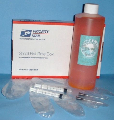 16 oz pint Yellow ink kit refill any printer HP Lex Dell 1/2 liter 500ml  - Image 1 of 1