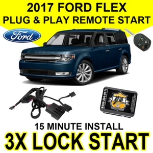 2017 Ford Flex Remote Start Plug & Play System Easy Install DIY 3X Lock Car F01A - Picture 1 of 8