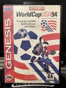 World Cup USA 94 Genesis game and box (TESTED & WORKING!) - Picture 1 of 4