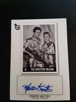 2013 Topps 75th Autograph Marta Kristen Lost In Space Judy - Image 1 of 2