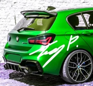BMW 1 Series M Sport F20 & SE Rear Spoiler OEM Fit BodyKit Black 2012-2019 - Picture 1 of 5