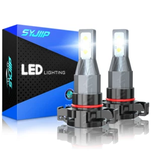 2504 LED Fog Light Bulbs For Dodge Journey 2010-2018 For Jeep Cherokee 2014-2017 - Picture 1 of 9