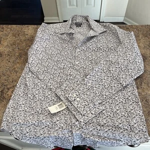 New W Tags Van Heusen Flex Men’s Long Sleeve SZ 17 34 35 XL Seagull MSRP $50 - Picture 1 of 7