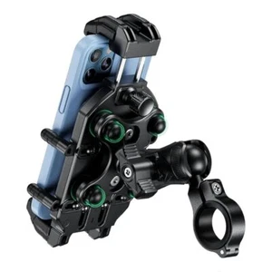 Support Telephone Moto Anti-Vibration et antivol avec Anneau en Aluminium - P... - Photo 1 sur 7