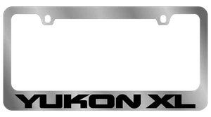For GMC Yukon XL Chrome License Plate Frame - Picture 1 of 2