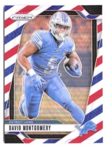 2024 Panini Prizm - David Montgomery #94 Red White & Blue Prizm Detroit Lions - Picture 1 of 2