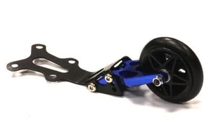 Precision Blue CNC Machined Wheelie Bar Designed for HPI Savage XS Flux Upgrade - Picture 1 of 1