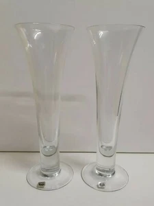 🔶️2 RETRO KOSTA BODA CRYSTAL WHITE WINE GLASSES SWEDEN MCM DANISH MODERN - Picture 1 of 4
