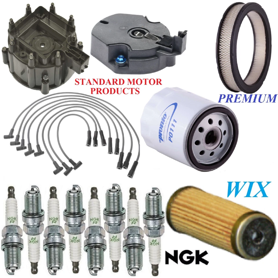 Kit de afinación filtros tapones de cable para Pontiac Grand Lemans V8 4,9 L 1979-1980 Foto 1 de 1