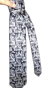 Rare Ralph Marlin neck tie WWE WITH FLAMES 3.5" wide 62" long 251755 - Bild 1 von 5