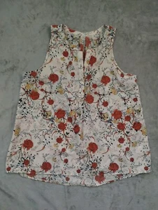Dalia Women's Blouse Size M Peachy Floral Print Autumn Capsule CottageCore Fairy - Picture 1 of 8