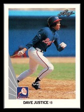 1990 Leaf #297 Dave Justice NM/M